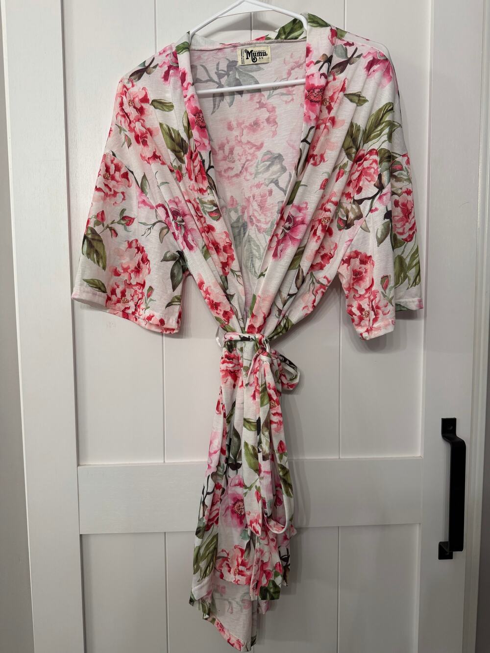 Show Me Your Mumu Brie Robe in the Garden of Blooms print One Size Fits most